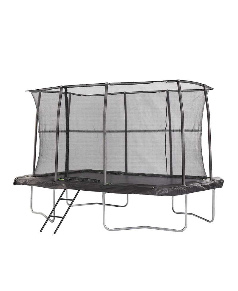 Jumpking 7ft x 10ft Rectangular Trampoline with Patented Safety Enclosure, Heavy-Duty Frame, and Powder-Coated Ladder