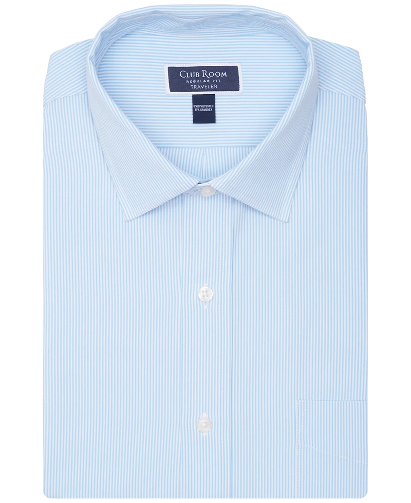 Club Room Men's Medium Gingham Dress Shirt, Macy's Exclusive