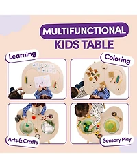 ComfyBumpy Sensory Table for Toddlers Sensory Bin Toddler Table for Indoor Play and Learning Activity Table for Boys & Girls