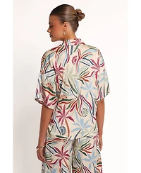 Petal and Pup Women's Illoura Short Sleeve Shirt - Tahitian Tide