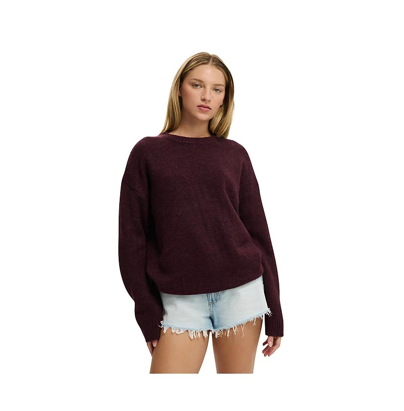 Cotton On Women's Luxe Crew Sweater