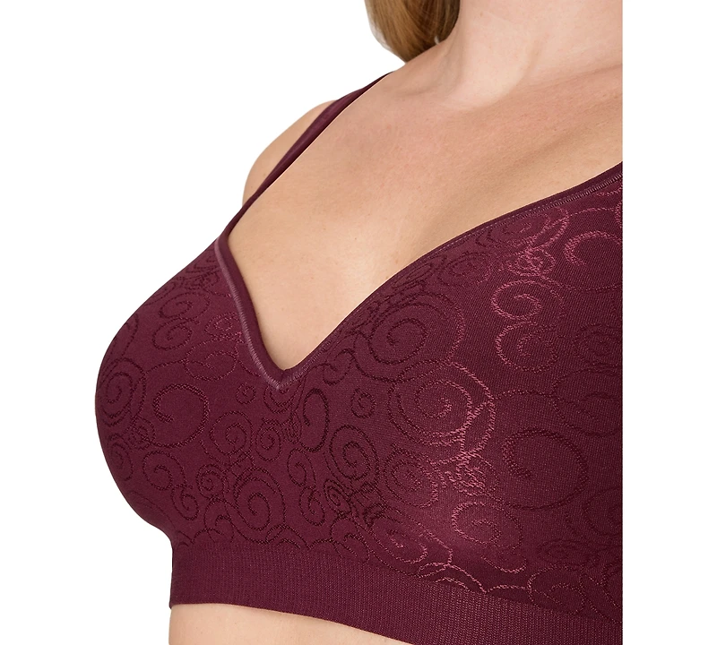 Bali Women's Comfort Revolution Shaping Wireless Smoothing Bra 3463