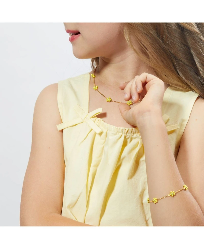 Anna Zuckerman Petit Rosie Bracelet in Yellow