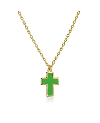 Anna Zuckerman Petit Faith Necklace in Green