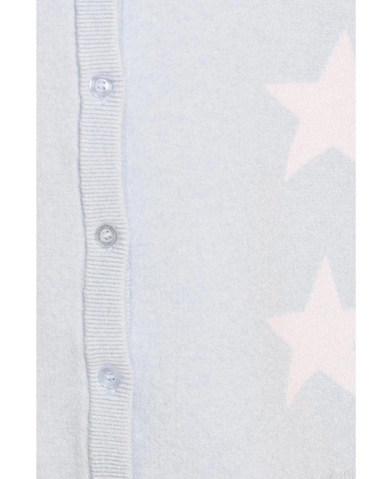 Petal and Pup Women's Lela Knitted Shirt - Light Blue Stars