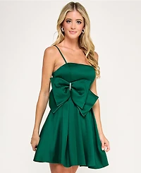 Emerald Sundae Women's Bow Applique Dress