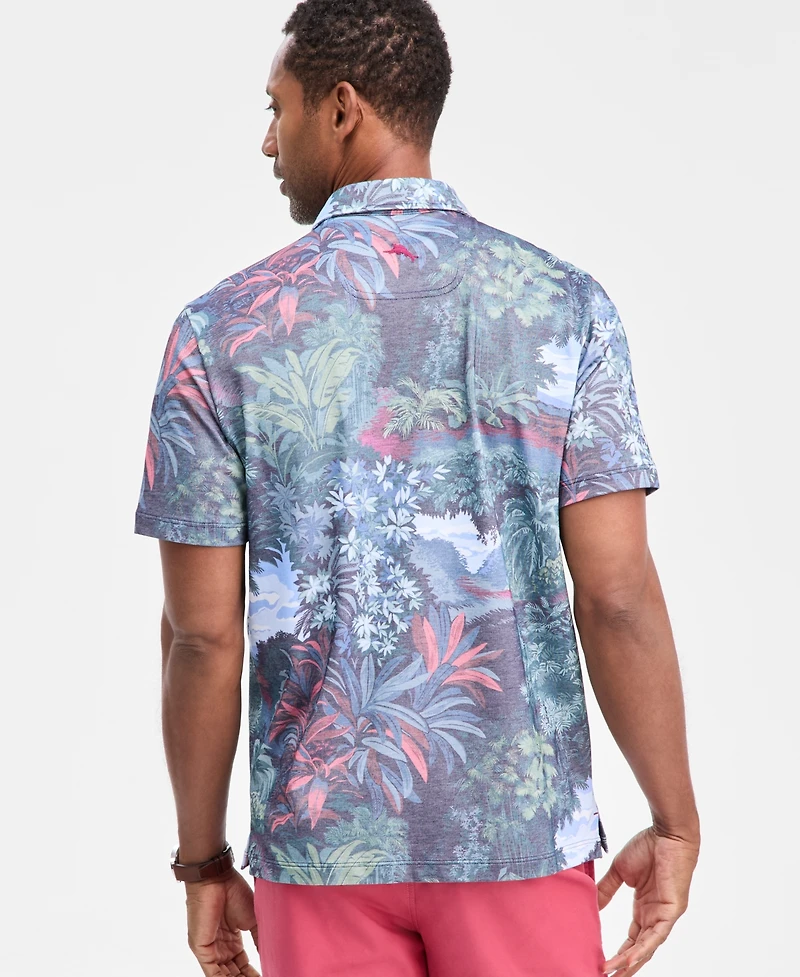 Tommy Bahama Men's Geneva Jungle Printed Polo Shirt
