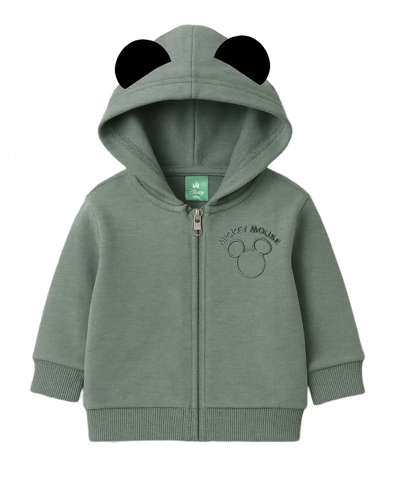 Disney Baby Boys 3-Piece Mickey Mouse Hooded Jacket, Top and Pants Set