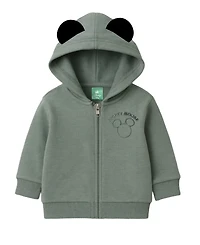 Disney Baby Boys 3-Piece Mickey Mouse Hooded Jacket, Top and Pants Set