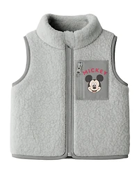 Disney Baby Boys 3-Piece Mickey Vest, T-Shirt and Joggers Set