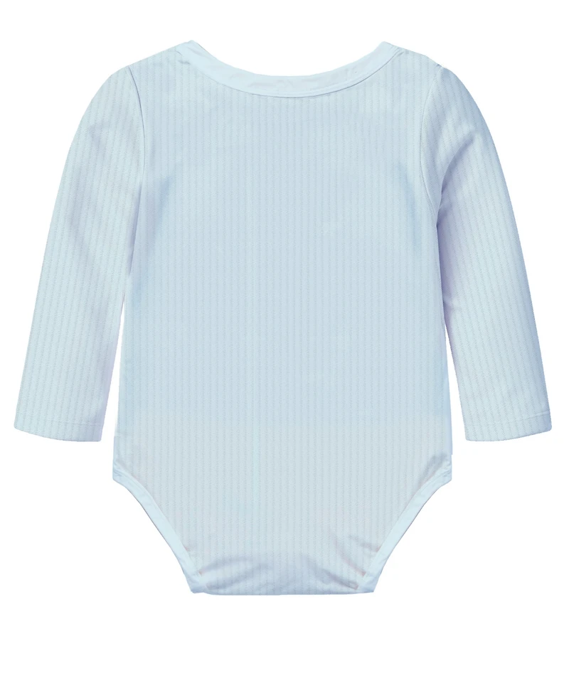 Disney Baby Boys 3-Pack Mickey Mouse Printed Long Sleeve Bodysuit Set