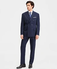 Michael Kors Men's Classic-Fit Pinstripe Double-Breasted Suit Separate Jacket