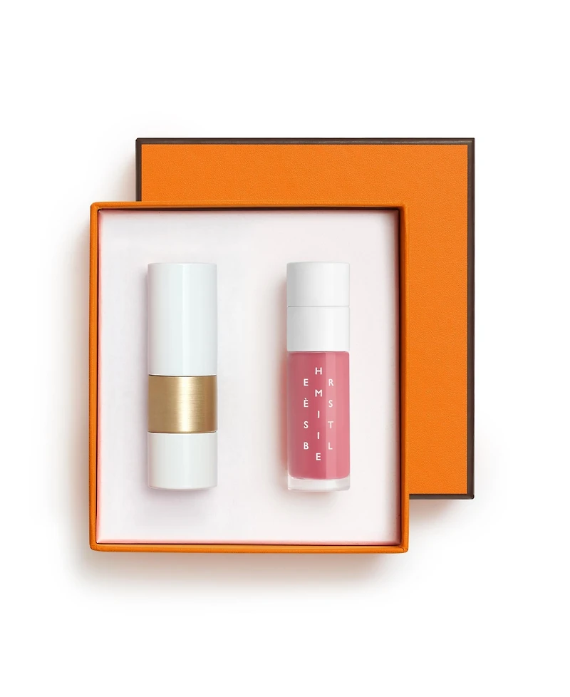 HERMES 2-Pc. Rouge Lip Balm and Hermesistible Lip Oil Pre-Composed Gift Set