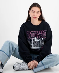Love Tribe Juniors' Tokyo Skyline Graphic Sweatshirt