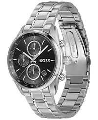 Hugo Boss Men's Grand Prix 40 Quartz Fashion Chrono Stainless Steel Watch
