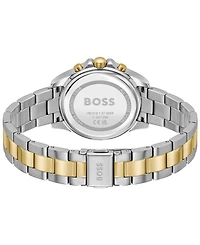 Hugo Boss Women's Alley Quartz Multifunction Two Tone Stainless Steel Watch, 36mm