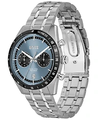 Hugo Boss Men's Tourmaster Quartz Multifunction Stainless Steel Watch, 41mm