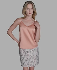 Bcbg Women's Strappy Lace Camisole Top