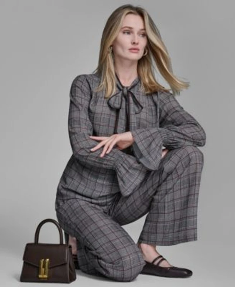 Bcbg Suits Blouse Wide Leg Pants