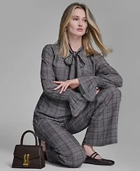 Bcbg Suits Blouse Wide Leg Pants
