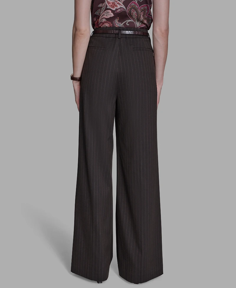 Bcbg Women's Pleated Wide Leg Pants