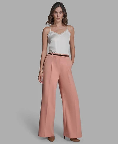 Bcbg Women's Pleated Wide Leg Pants