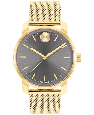 Movado Men's Bold Access Swiss Quartz Gold Steel Watch, 41mm