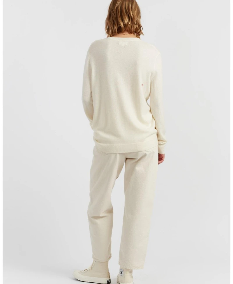 Chinti & Parker Women's Wool-Cashmere Bow Tie Snoopy Sweater