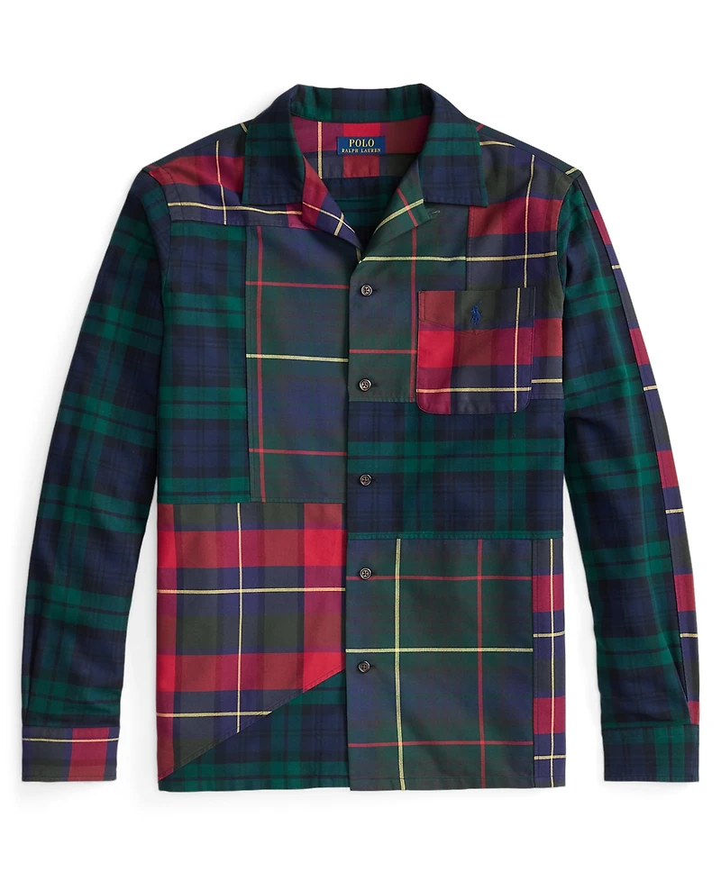 Polo Ralph Lauren Men's Patchwork Oxford Camp Shirt