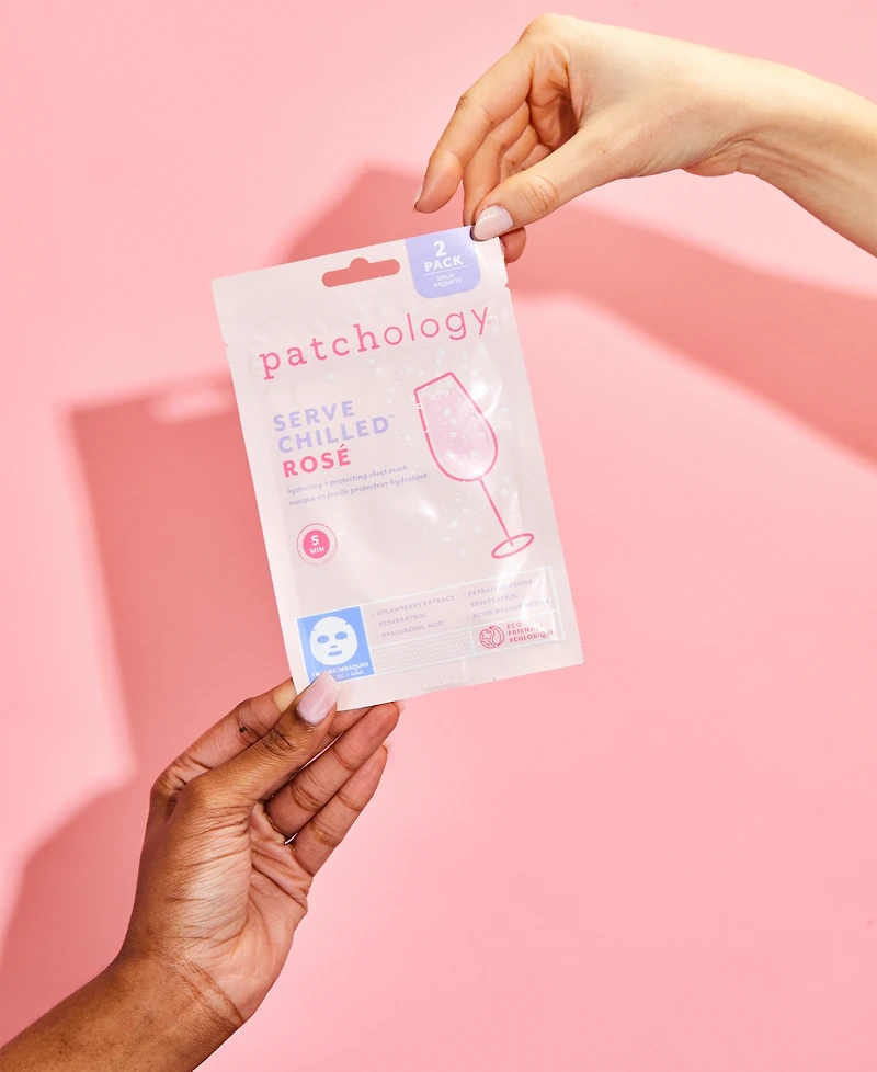 Patchology 2-Pc. Serve Chilled Rose Hydrating and Protecting Sheet Mask
