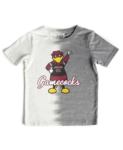 Gameday Couture Big Girls Gray South Carolina Gamecocks Pacesetter T-Shirt
