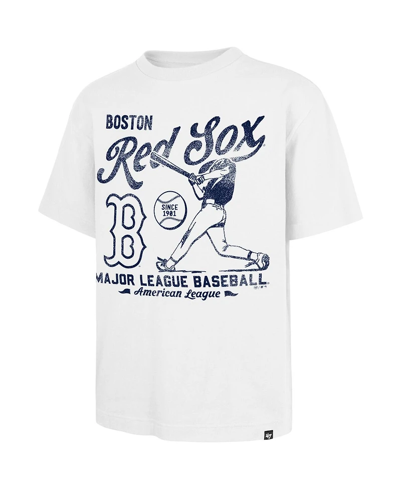 '47 Brand Men's White Boston Red Sox Regional Batter Foundation T-Shirt