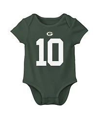 Nike Baby Boys and Girls Love Green Bay Packers Player Name Number Bodysuit