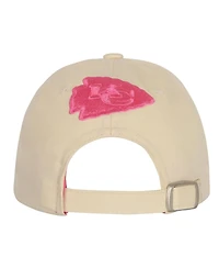 Outerstuff Big Girls Cream Kansas City Chiefs Blitz Adjustable Hat