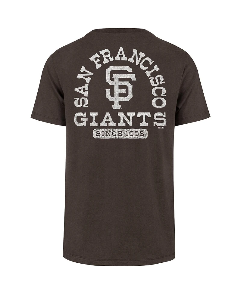 '47 Brand Men's Brown San Francisco Giants Back Canyon Franklin T-Shirt