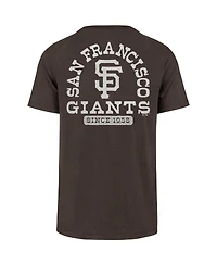'47 Brand Men's Brown San Francisco Giants Back Canyon Franklin T-Shirt