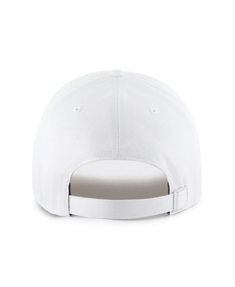 '47 Brand Men's White San Diego Padres Foundational Pinch Offside Adjustable Hat