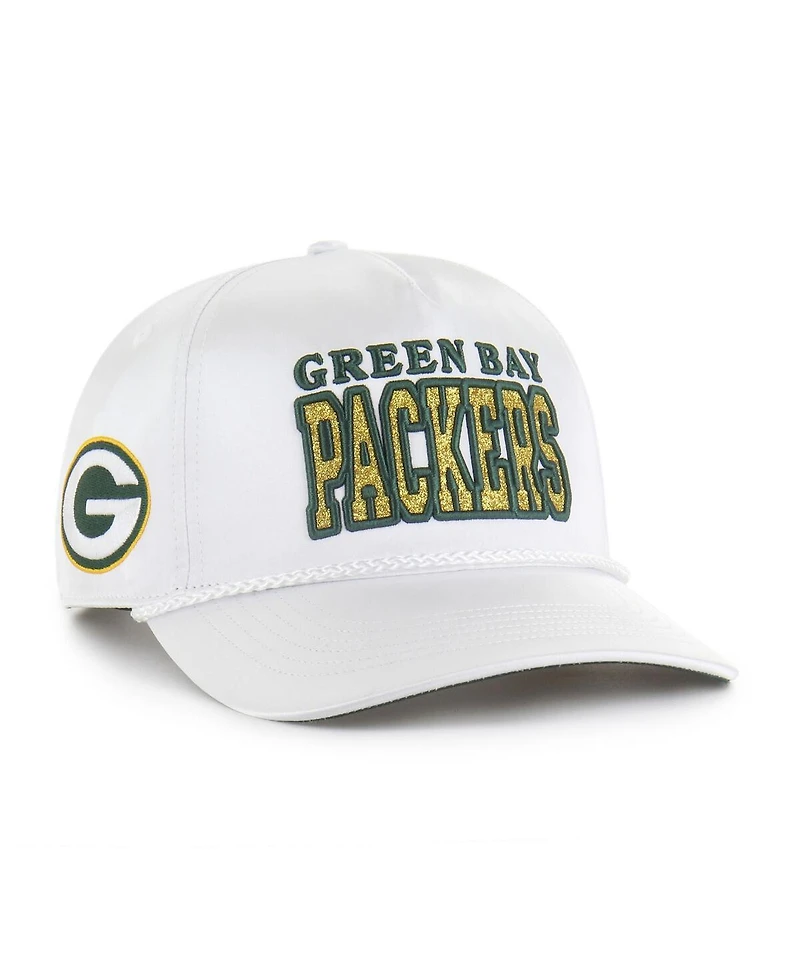 '47 Brand Women's White Green Bay Packers Outspoken Hitch Adjustable Hat