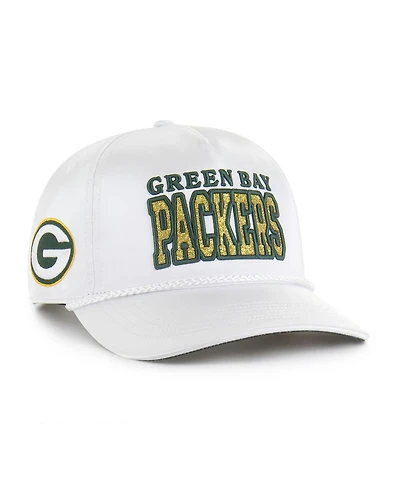 '47 Brand Women's White Green Bay Packers Outspoken Hitch Adjustable Hat