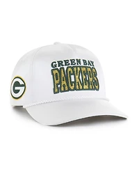 '47 Brand Women's White Green Bay Packers Outspoken Hitch Adjustable Hat
