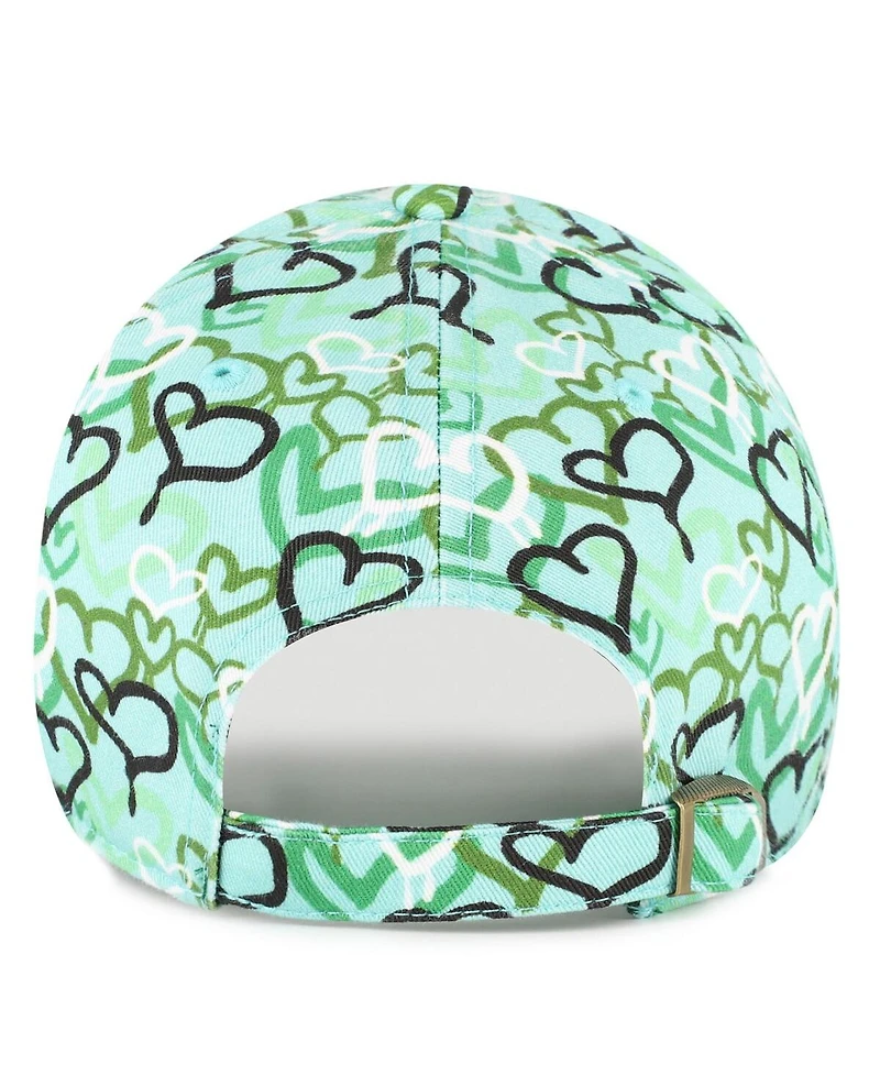 '47 Brand Big Girls Green New York Jets Mural Clean Up Adjustable Hat