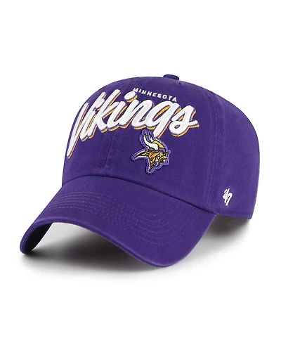 '47 Brand Women's Purple Minnesota Vikings Ariana Clean Up Adjustable Hat