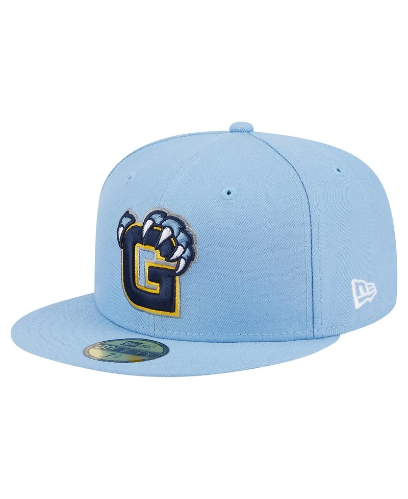 New Era Men's Light Blue Memphis Grizzlies Deceptor 59FIFTY Fitted Hat