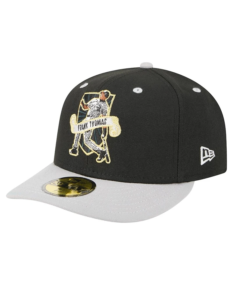 New Era Men's Frank Thomas Black Chicago White Sox 59FIFTY Fitted Hat