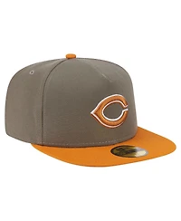 New Era Men's Olive/Orange Cincinnati Reds Two-Tone Color Pack A-Frame 59FIFTY Fitted Hat