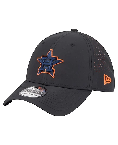 New Era Men's Black Houston Astros Night 39THIRTY Flex Hat
