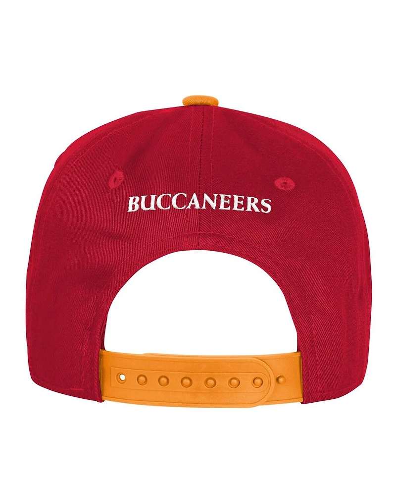 Outerstuff Big Boys and Girls Red Tampa Bay Buccaneers True Retro Adjustable Hat