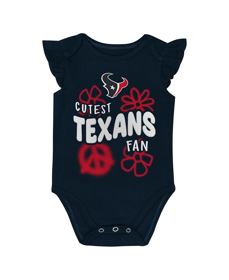 Outerstuff Baby Boys and Girls 2-Piece Houston Texans The Sunshine Bodysuit Set