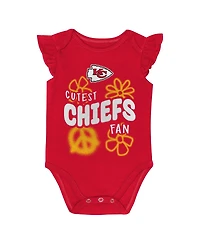 Outerstuff Baby Boys and Girls 2-Piece Kansas City Chiefs The Sunshine Bodysuit Set
