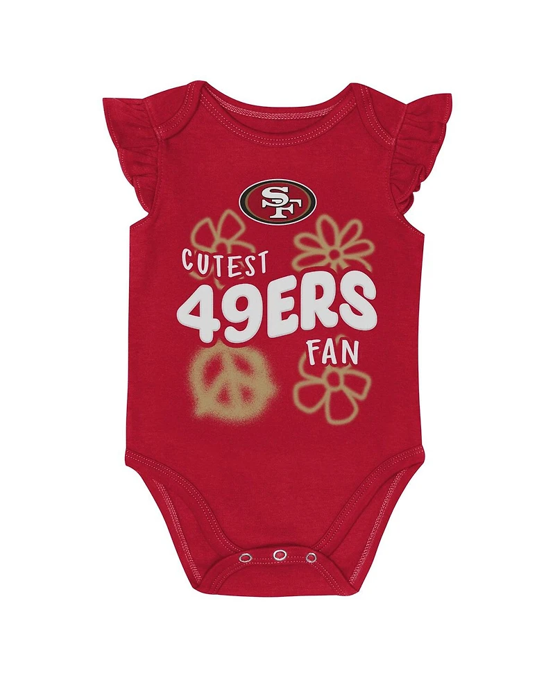 Outerstuff Baby Boys and Girls 2-Piece San Francisco 49ers The Sunshine Bodysuit Set